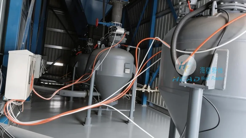 Plano de Transporte Pneumático para Pó Farmacêutico