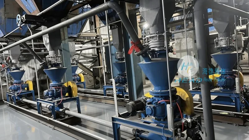 Sistema de Transporte Pneumático para Cloreto de Potássio