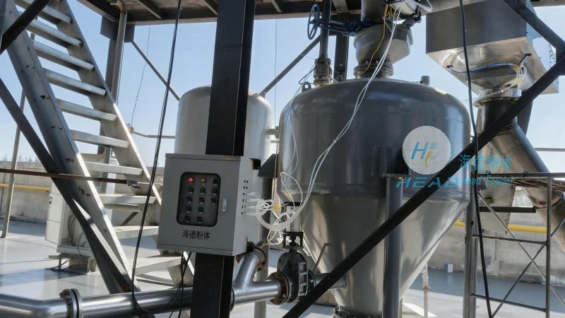 Sistema de Transporte Pneumático para Partículas de Carboneto de Silício