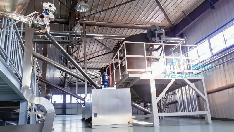 Sistema de Transporte Pneumático para Pó de Cerâmica de Alumínio