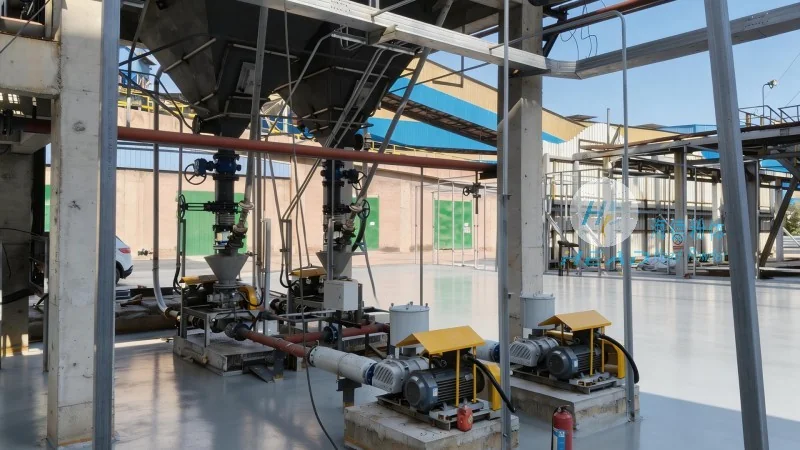 Projeto de Transporte de Tubo Totalmente Automatizado para Materiais de Baterias de Lítio em Quy Nhon, Vietnã Projeto de Transporte de Tubo Totalmente Automatizado para Materiais de Baterias de Lítio em Quy Nhon, Vietnã