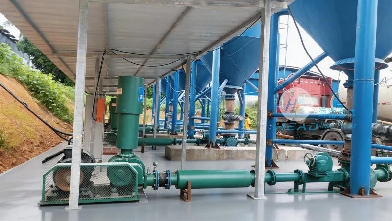 Solução de Transporte Pneumático com Sulfato de Sódio