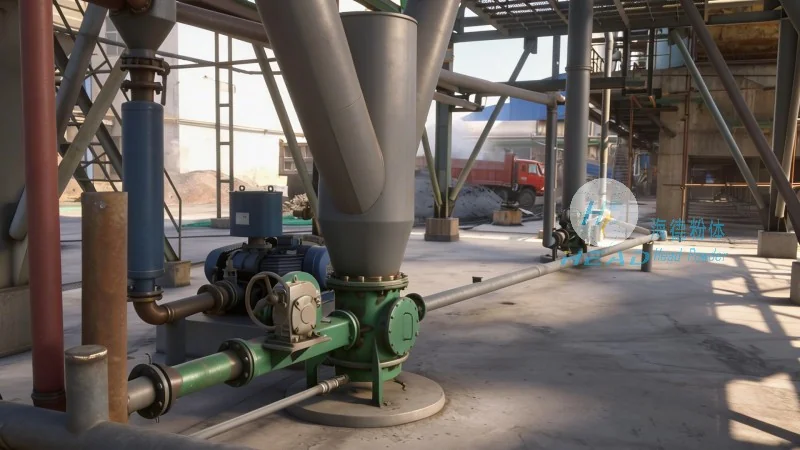 Solução de Transporte Pneumático para Pó de Sulfato de Ferro