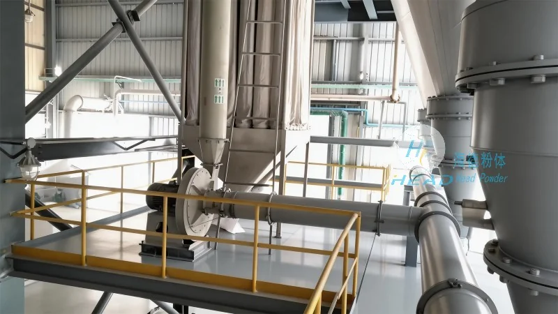 Solução de transporte pneumático de pó emulsificante