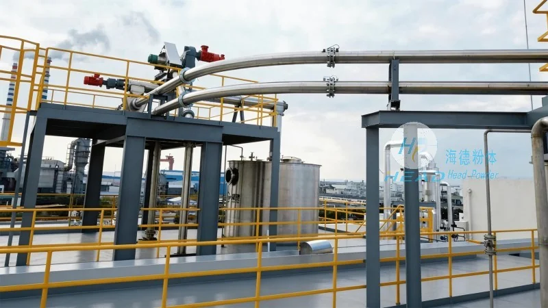 Solução de Transporte Pneumático para Pelotas de Plástico Reciclado