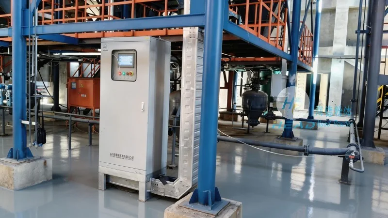 Sistema de Transporte Pneumático e Pesagem Automática de Hidróxido de Lítio