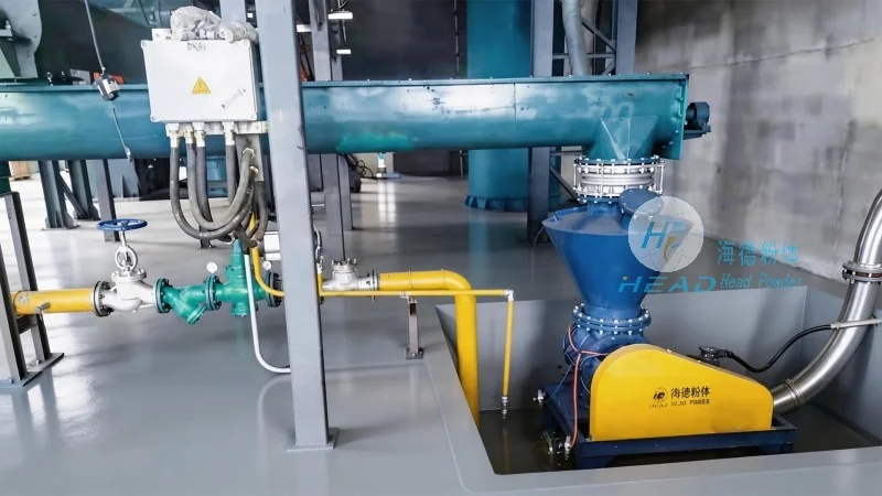 Sistema de Transporte Pneumático e Mistura Automática de Bicarbonato de Amônio