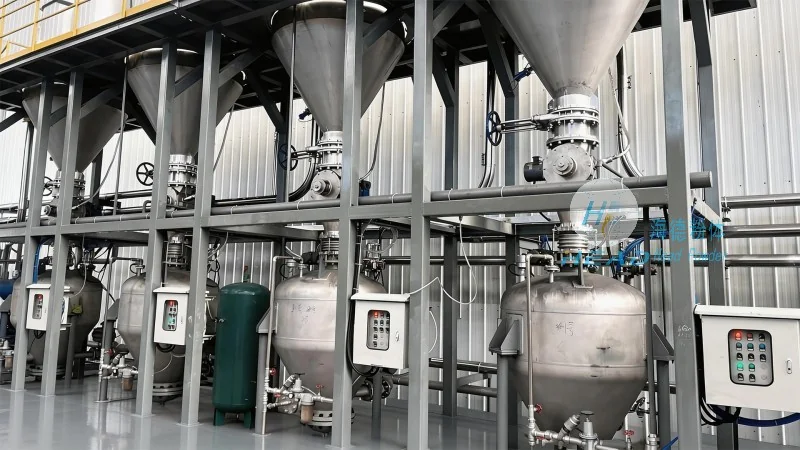 Análise da tecnologia de transporte pneumático de agentes de desulfurização e desnitrificação: Comparação entre modos de pressão positiva e negativa