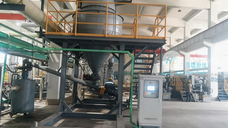 Sistema de Transporte Pneumático e Mistura Automática de Sódio Hipoclorito