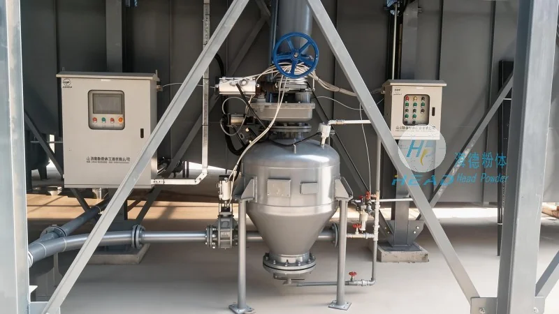 Sistema de Transporte Pneumático e Mistura Automática de Resina Epóxica
