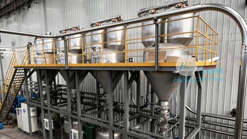[Sistema de Transporte Pneumático de Borracha Sintética e Batimento Automático]
