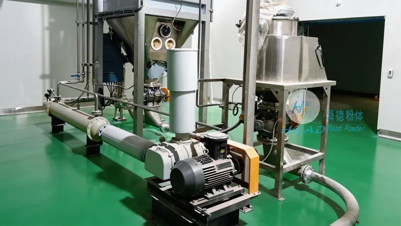Exemplo de Transporte Limpo de Amido Farmacêutico em Kaliningrado, Rússia