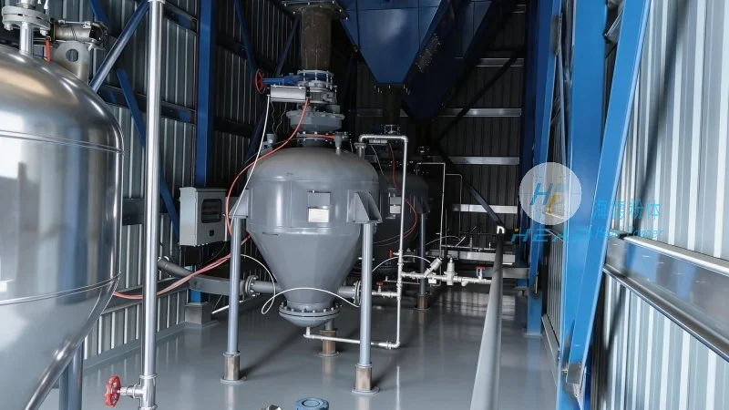 Bomba de silo de pó de cal hidratada saudita, sistema de fase densa Bomba de silo de pó de cal hidratada saudita, sistema de fase densa
