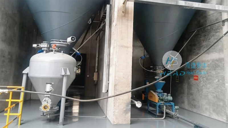 Filipinas, Iloilo: Projeto de Transporte Fechado de Pó de Bateria de Lítio Antiestático